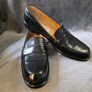 Coach Women's Black Leather Loafers – Size 7.5 – Excellent Condition